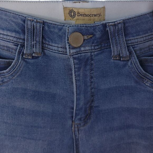 Democracy Womens Size 6 "Ab" Technology Cuffed Cropped Jeans - Picture 3 of 13